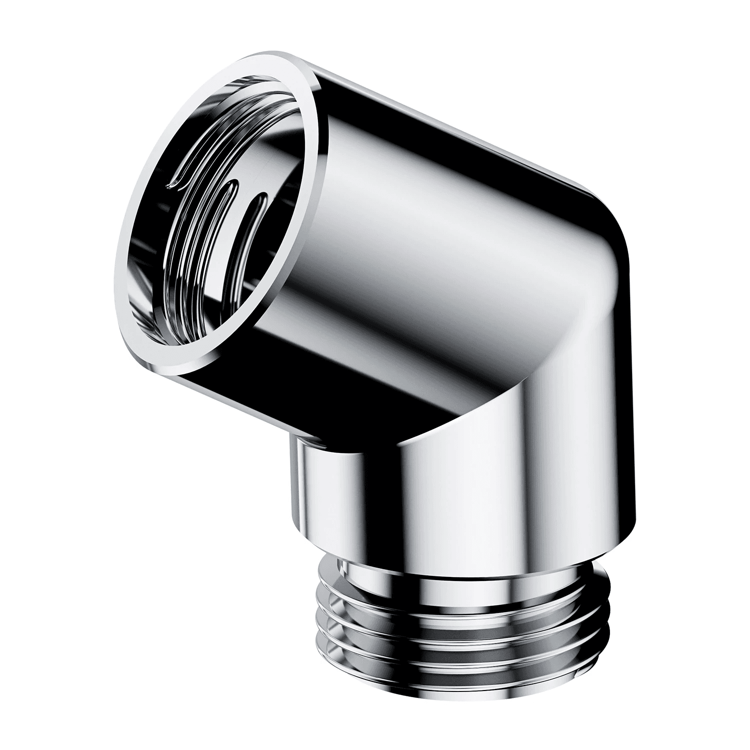 kolanko rączki prysznicowej, chrom połysk