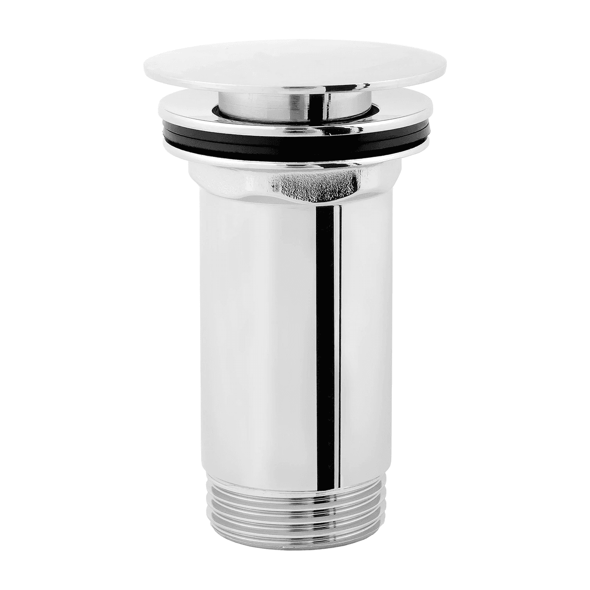 korek klik-klak do umywalki z przelewem, chrom połysk