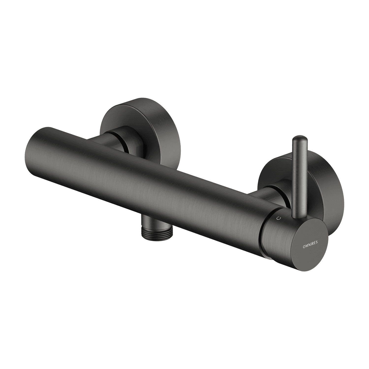 Y bateria prysznicowa, grafit szczotkowany