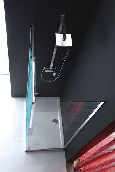 ALTIS ścianka boczna prysznicowa 800mm, szkło czyste z technologią Antidrop