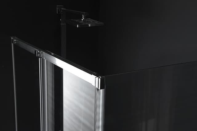 ALTIS ścianka boczna prysznicowa 800mm, szkło czyste z technologią Antidrop