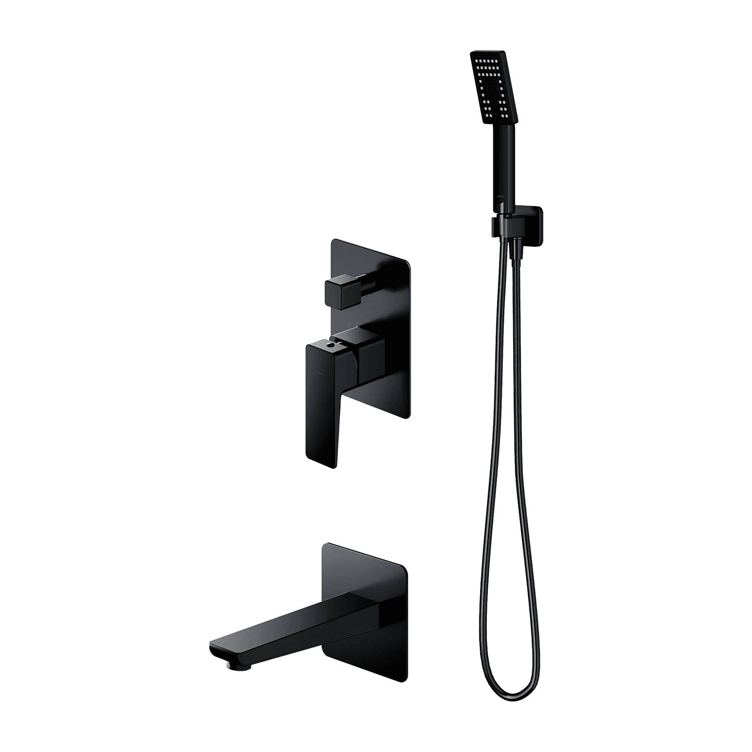 PARMA system wannowy podtynkowy, czarny mat