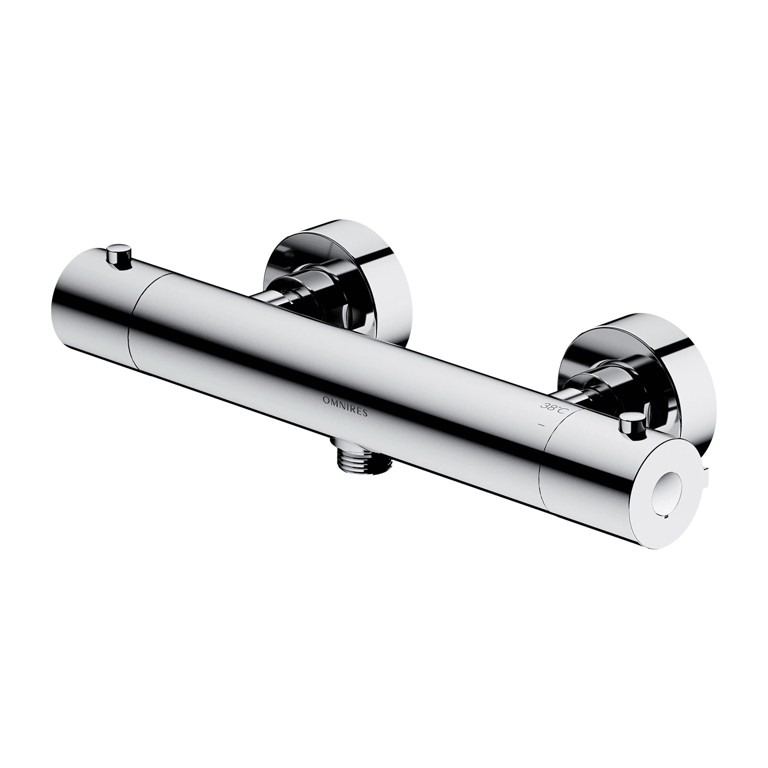 Y termostatyczna bateria prysznicowa, chrom połysk