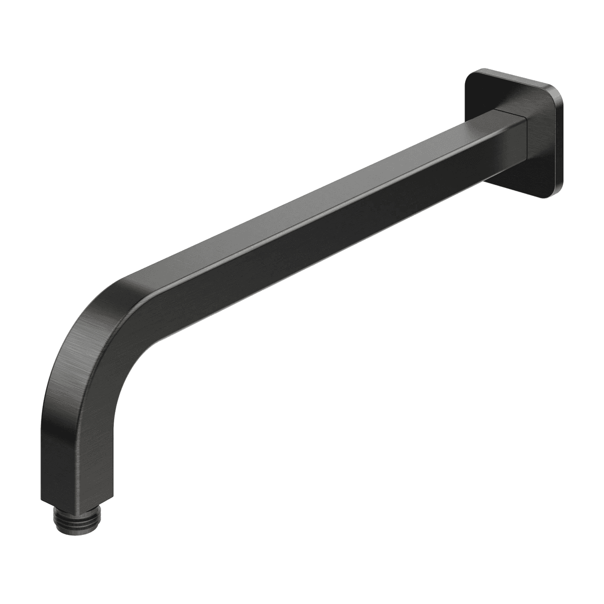 ramię prysznicowe ścienne, 35 cm, grafit szczotkowany