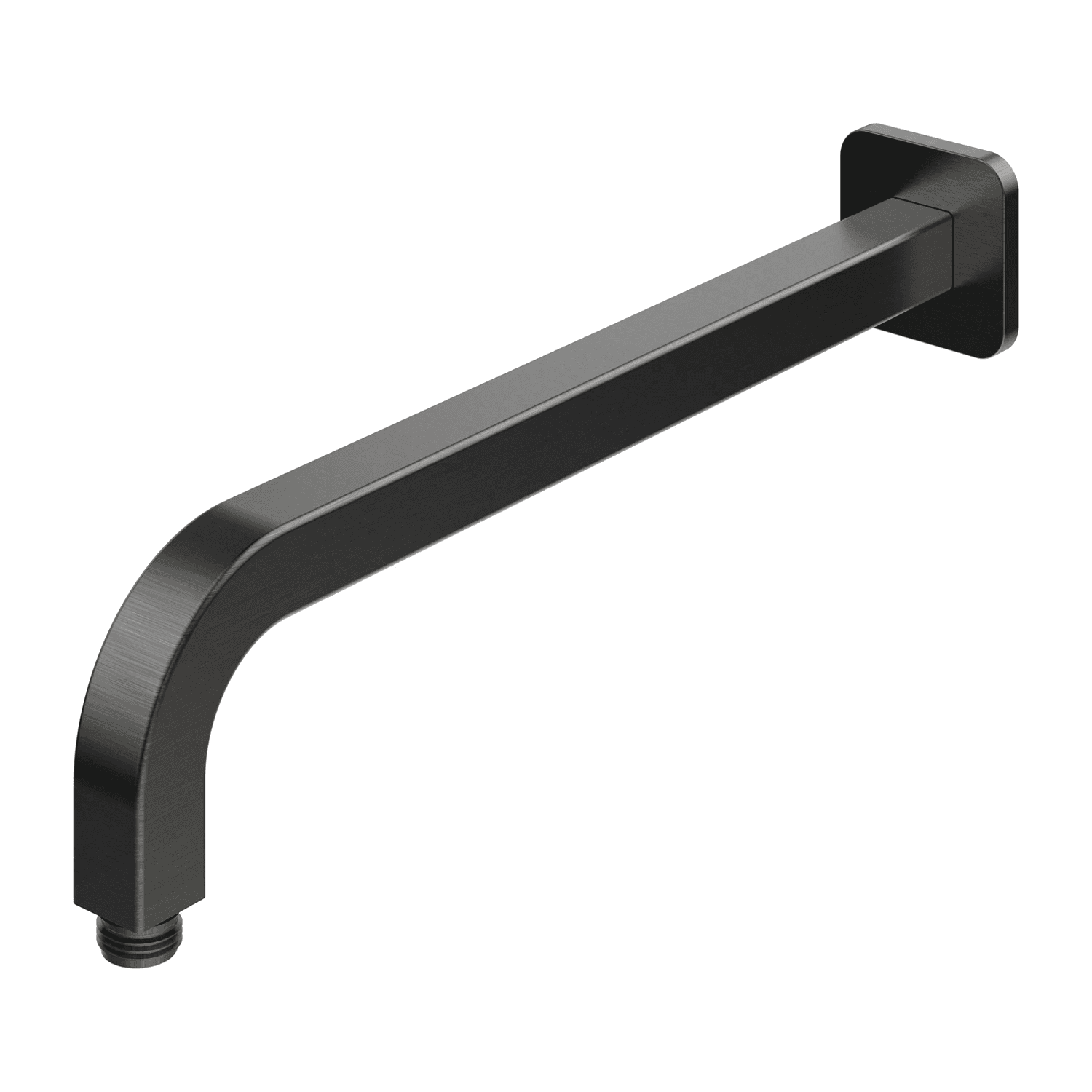 ramię prysznicowe ścienne, 35 cm, grafit szczotkowany