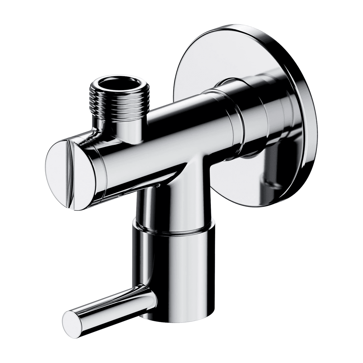 zawór kątowy, chrom połysk