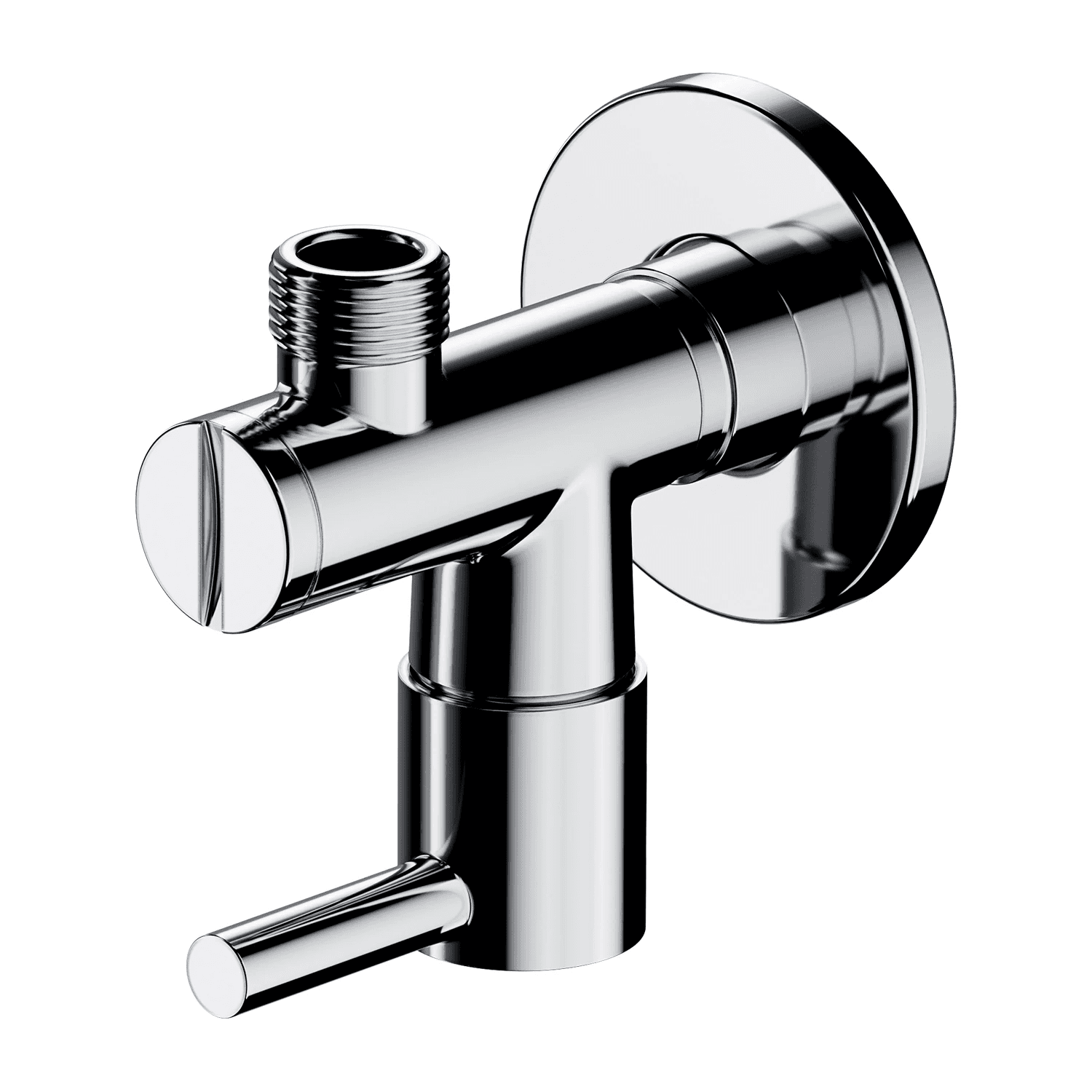 zawór kątowy, chrom połysk