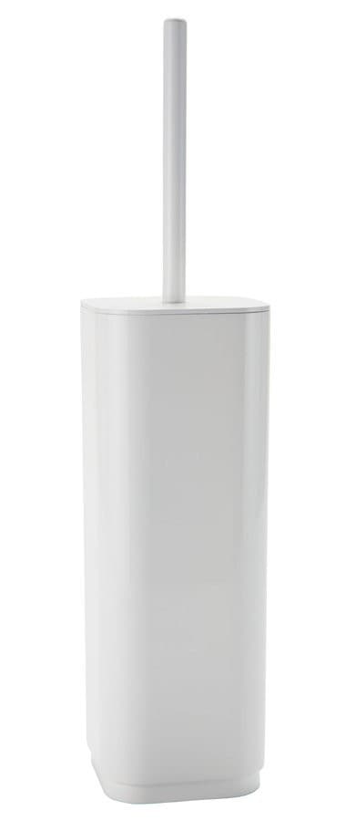 SEVENTY szczotka WC do postawienia, biała, kanciaste (90x387x90 mm)