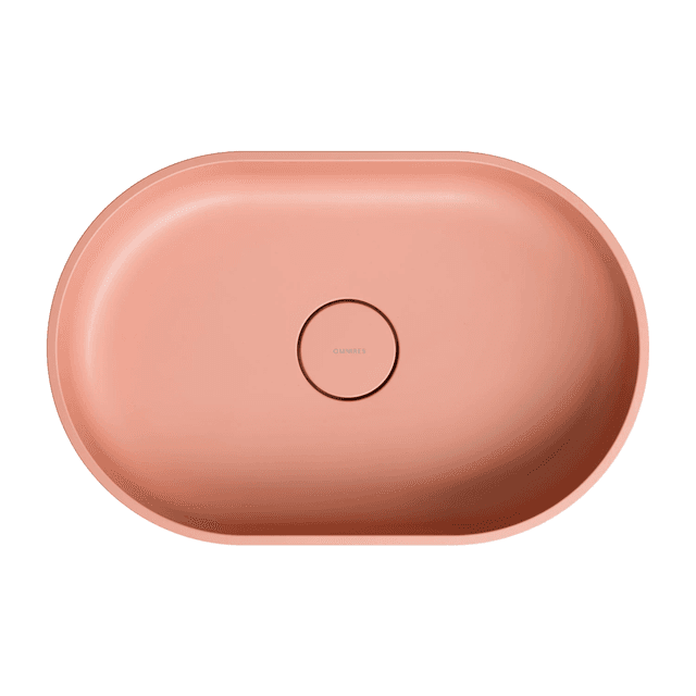 OVO M+ umywalka nablatowa, 55 x 36 cm, coral mat