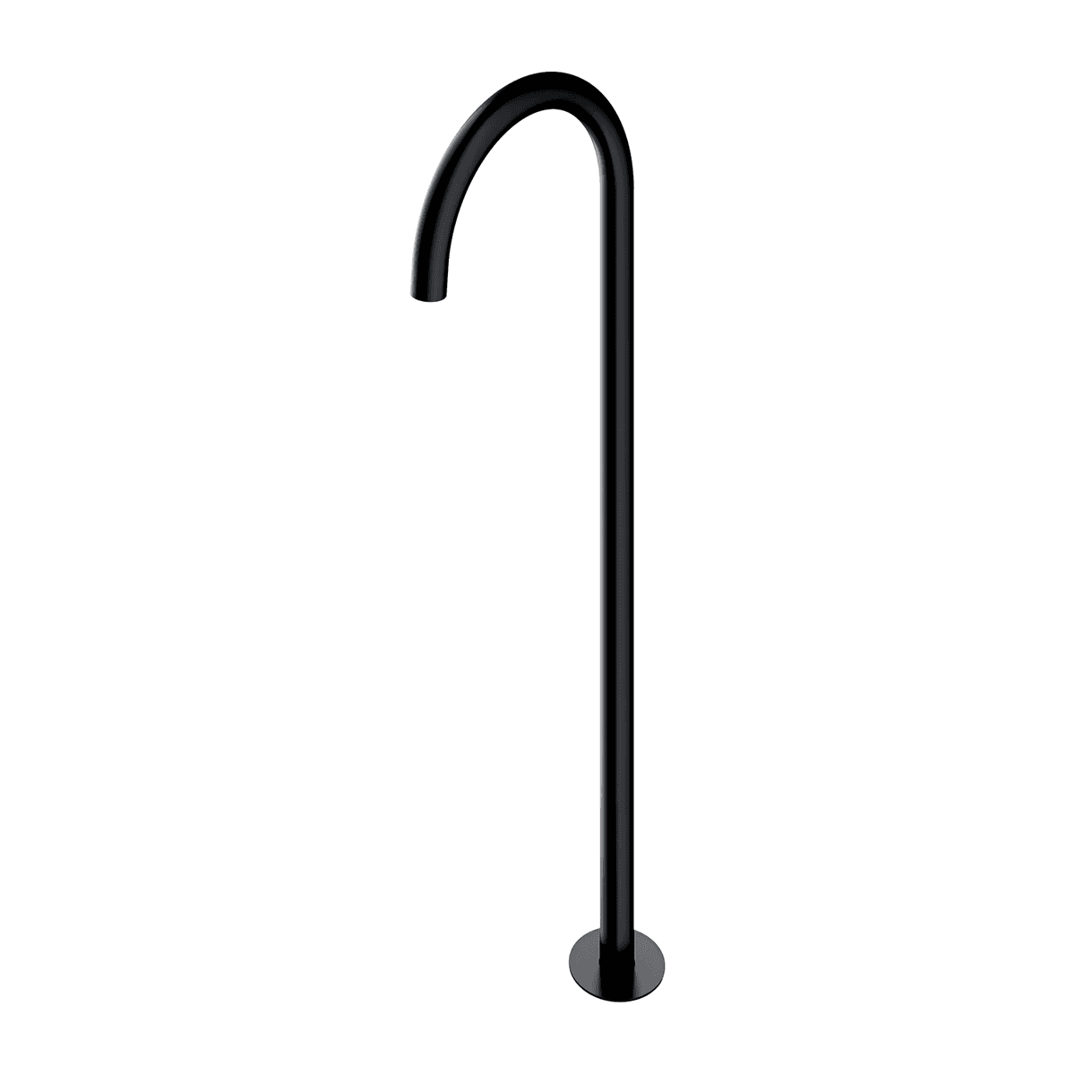 Y wylewka wannowa wolnostojąca, czarny półmat