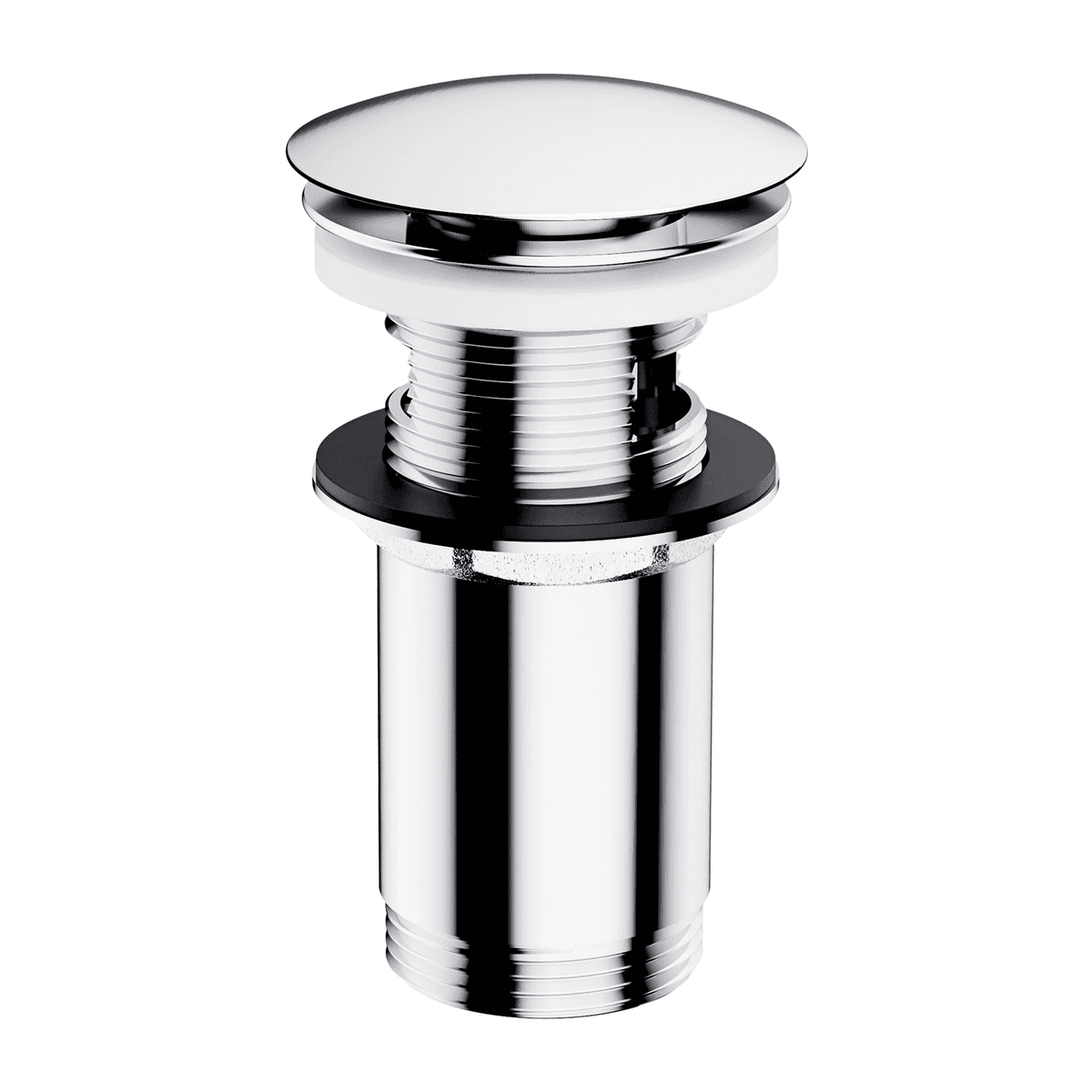 korek klik-klak do syfonu umywalkowego, chrom połysk