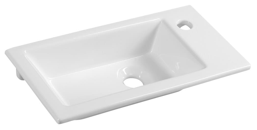 ZUNO 50 umywalka meblowa prostokątna 50x25cm, biały