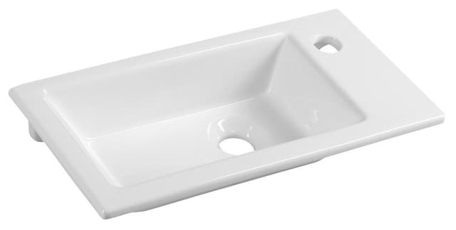 ZUNO 50 umywalka meblowa prostokątna 50x25cm, biały