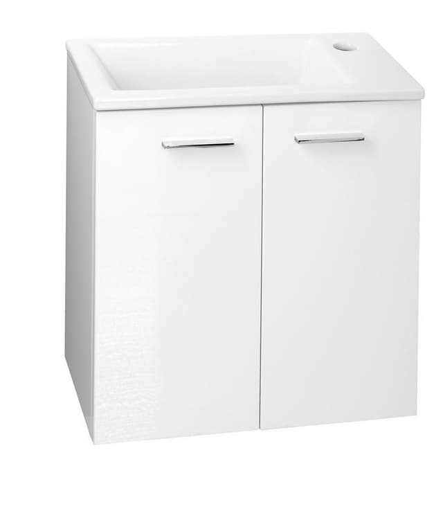 ZUNO 50 umywalka meblowa prostokątna 50x25cm, biały