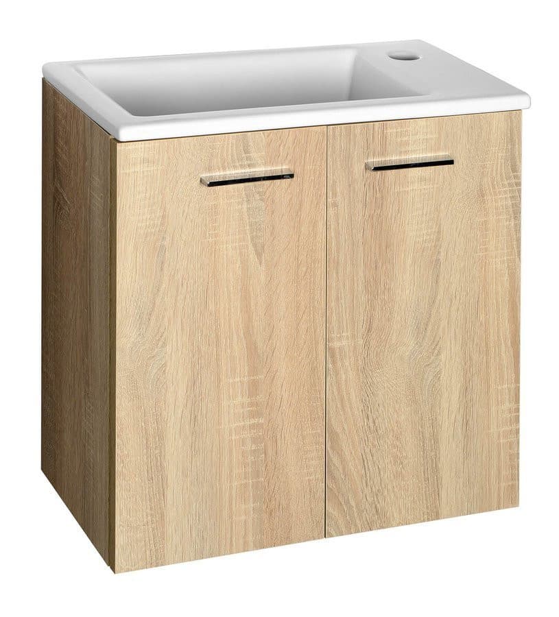 ZUNO 50 umywalka meblowa prostokątna 50x25cm, biały