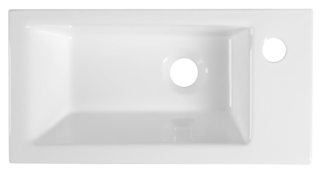 ZUNO 50 umywalka meblowa prostokątna 50x25cm, biały