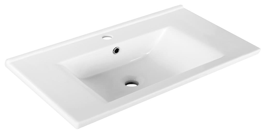 ZUNO 75 umywalka meblowa prostokątna 75x45 cm, biała