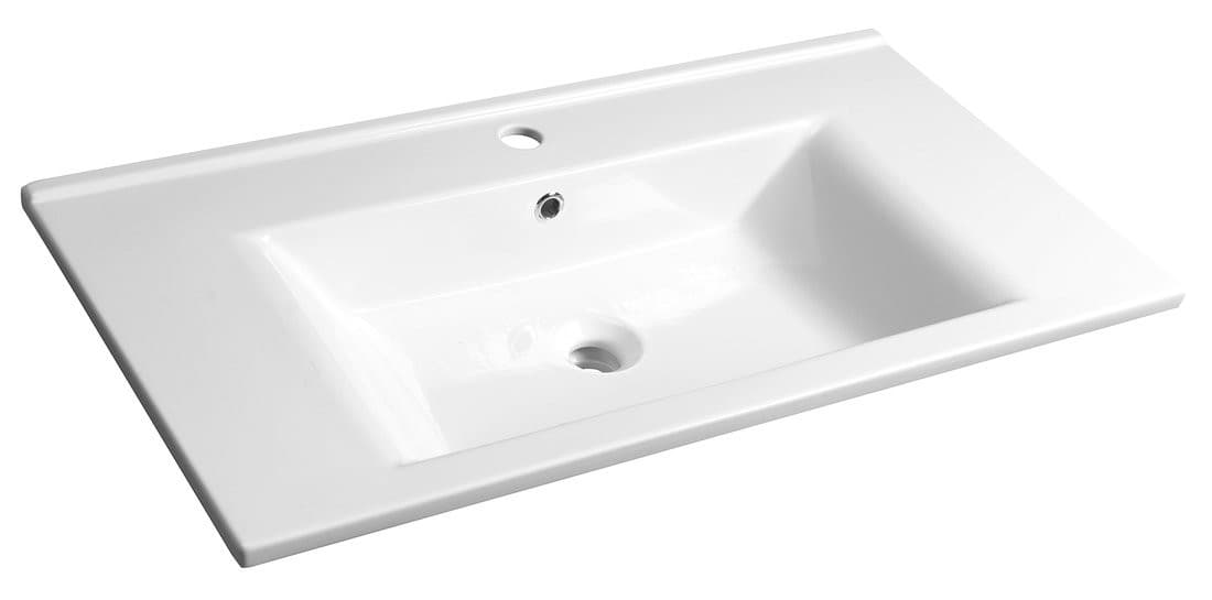ZUNO 85 umywalka meblowa prostokątna 85x45cm, biała