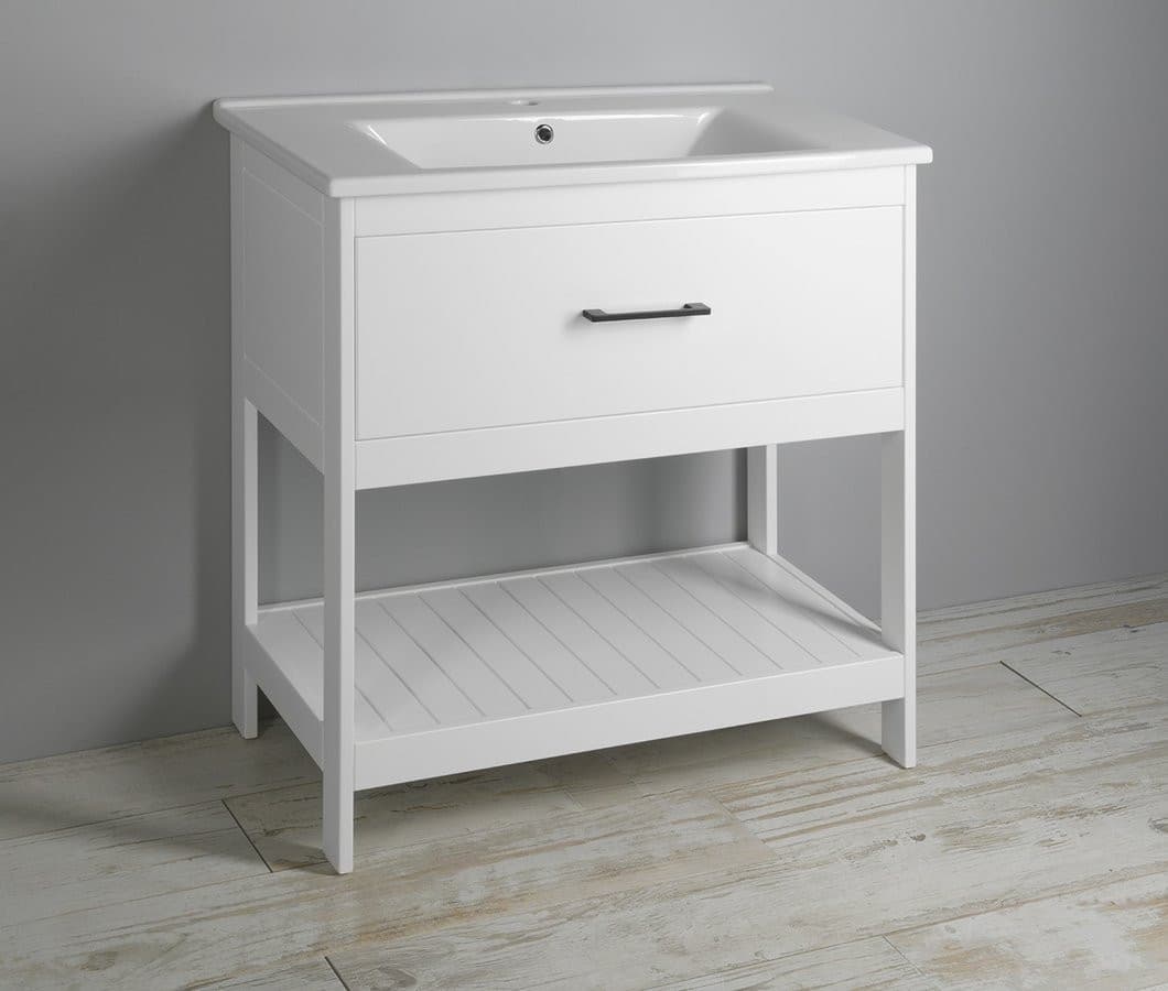 ZUNO 85 umywalka meblowa prostokątna 85x45cm, biała
