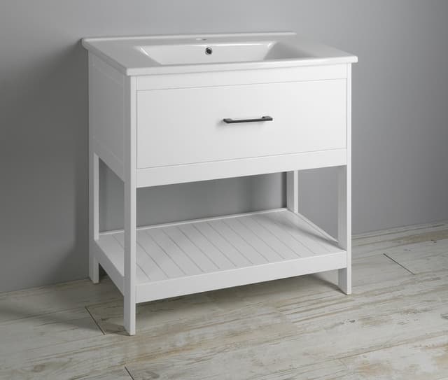 ZUNO 85 umywalka meblowa prostokątna 85x45cm, biała