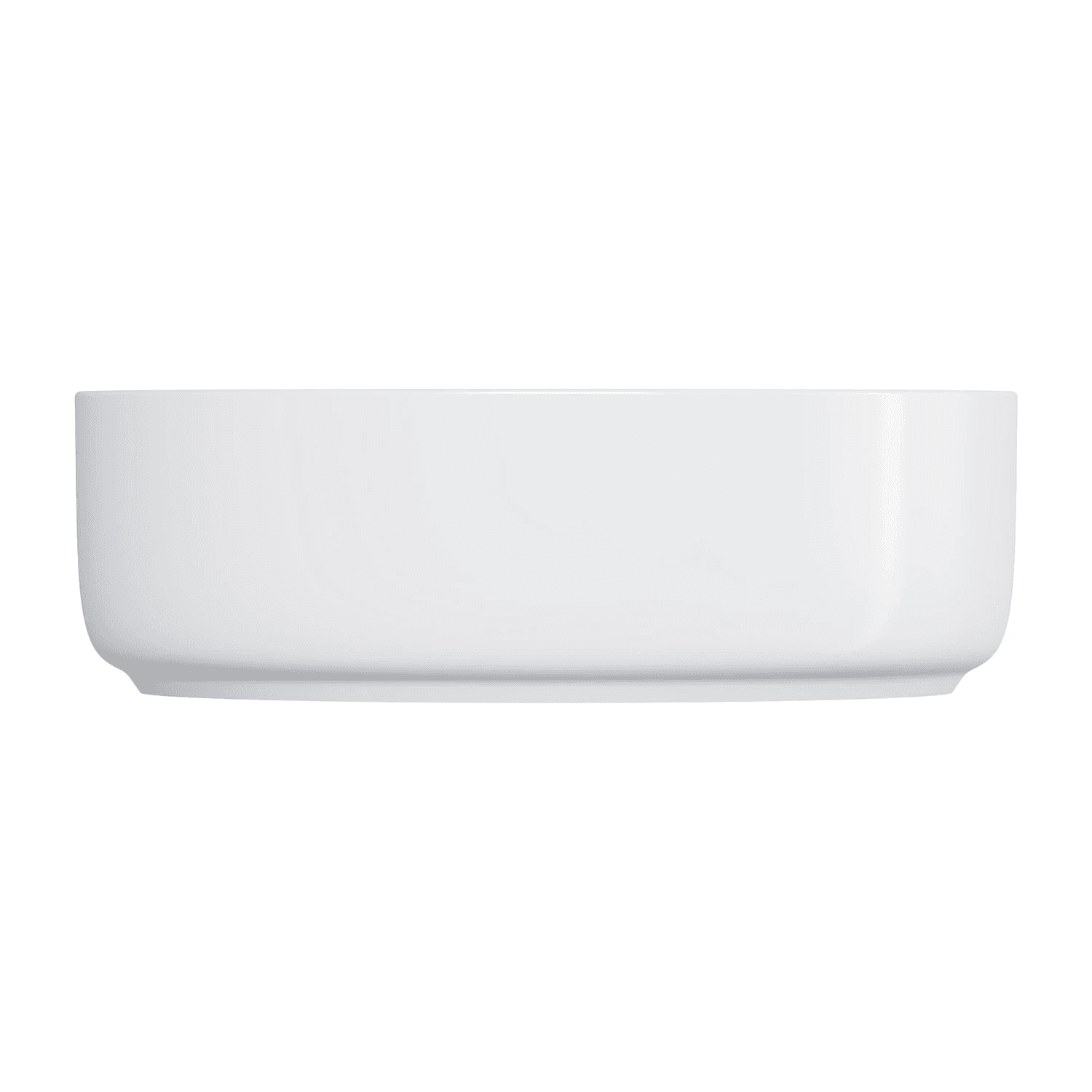 TULSA umywalka nablatowa ø36 cm, biały połysk