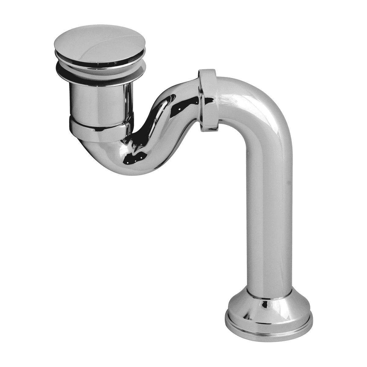 syfon wannowy ozdobny, chrom połysk