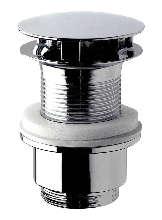 Korek umywalkowy 5/4", duży grzybek, niezamykany, chrom