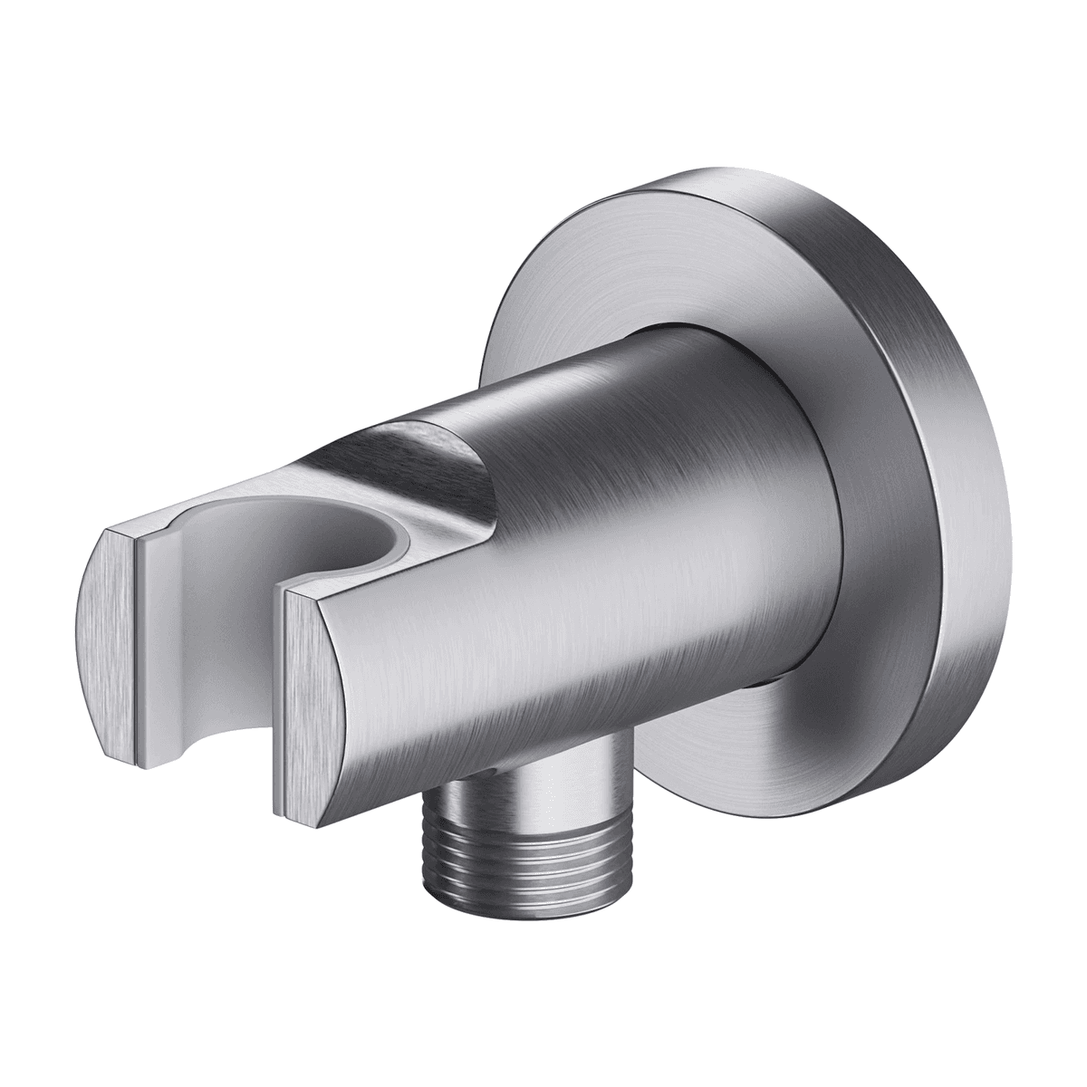 przyłącze kątowe, nikiel szczotkowany