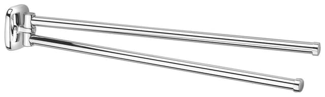 RUMBA podwójny obrotowy wieszak na ręczniki 450mm, chrom