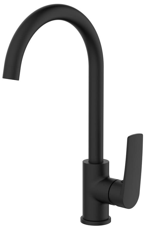 KORANA bateria kuchenna stojąca, czarny mat