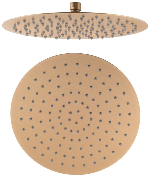 SLIM deszczownia, średnica 300mm, miedź mat