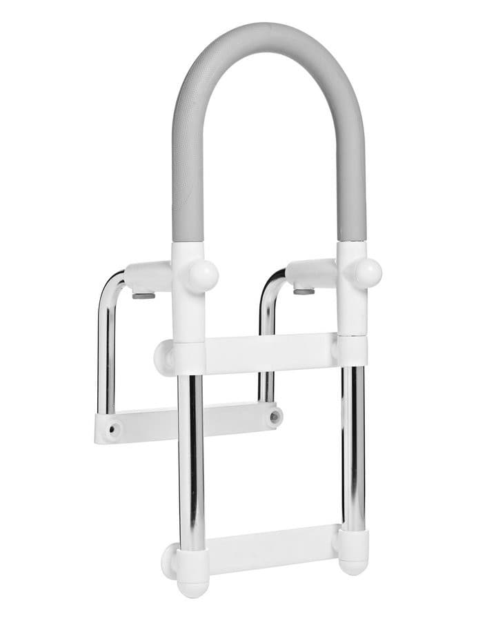 HANDICAP Poręcz wannowa, stalowa biała (235x540x130 mm)