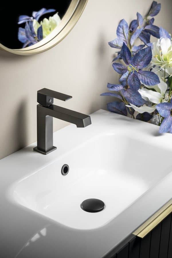 KRONY bateria umywalkowa, gun metal