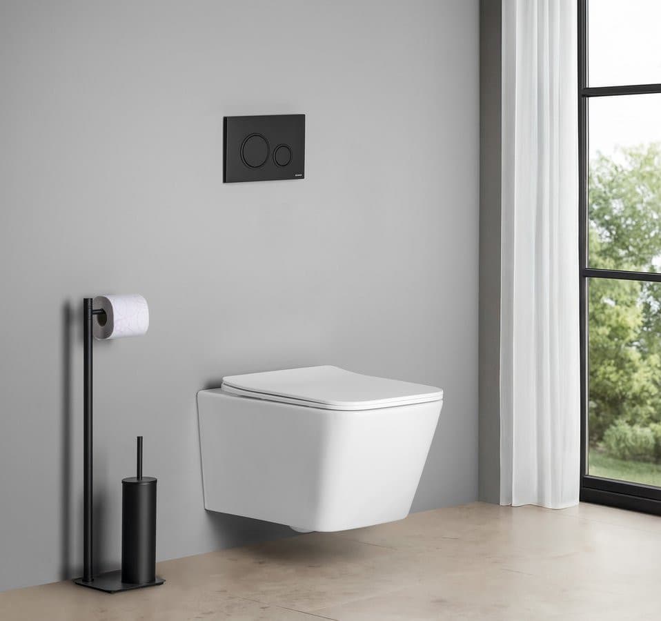 PORTO WC wiszące, Vortex Rimless, 36x52cm, biały