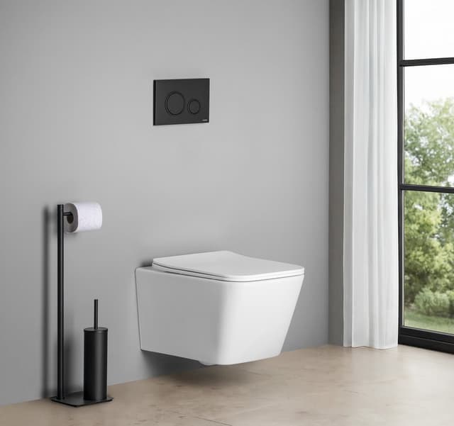 PORTO WC wiszące, Vortex Rimless, 36x52cm, biały