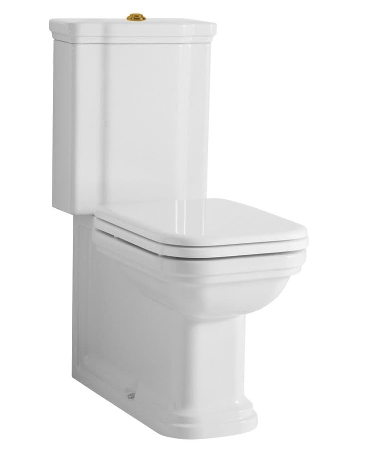 WALDORF spłuczka do kompaktu WC, retro biały
