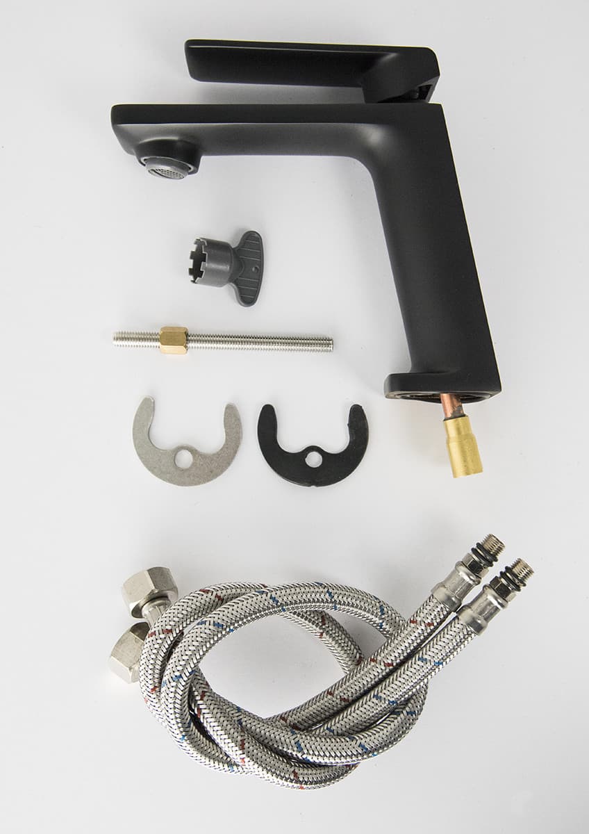 Bateria umywalkowa TRINO CMB7111BL, czarna