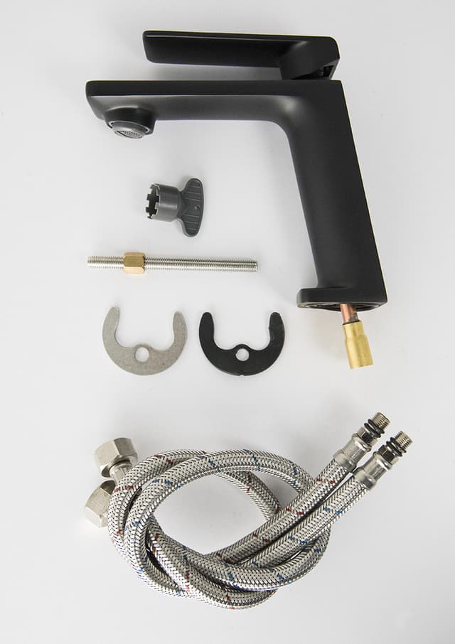 Bateria umywalkowa TRINO CMB7111BL, czarna