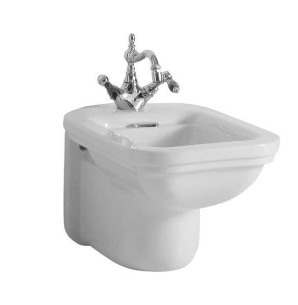 WALDORF bidet wiszący 37x55cm, retro biały