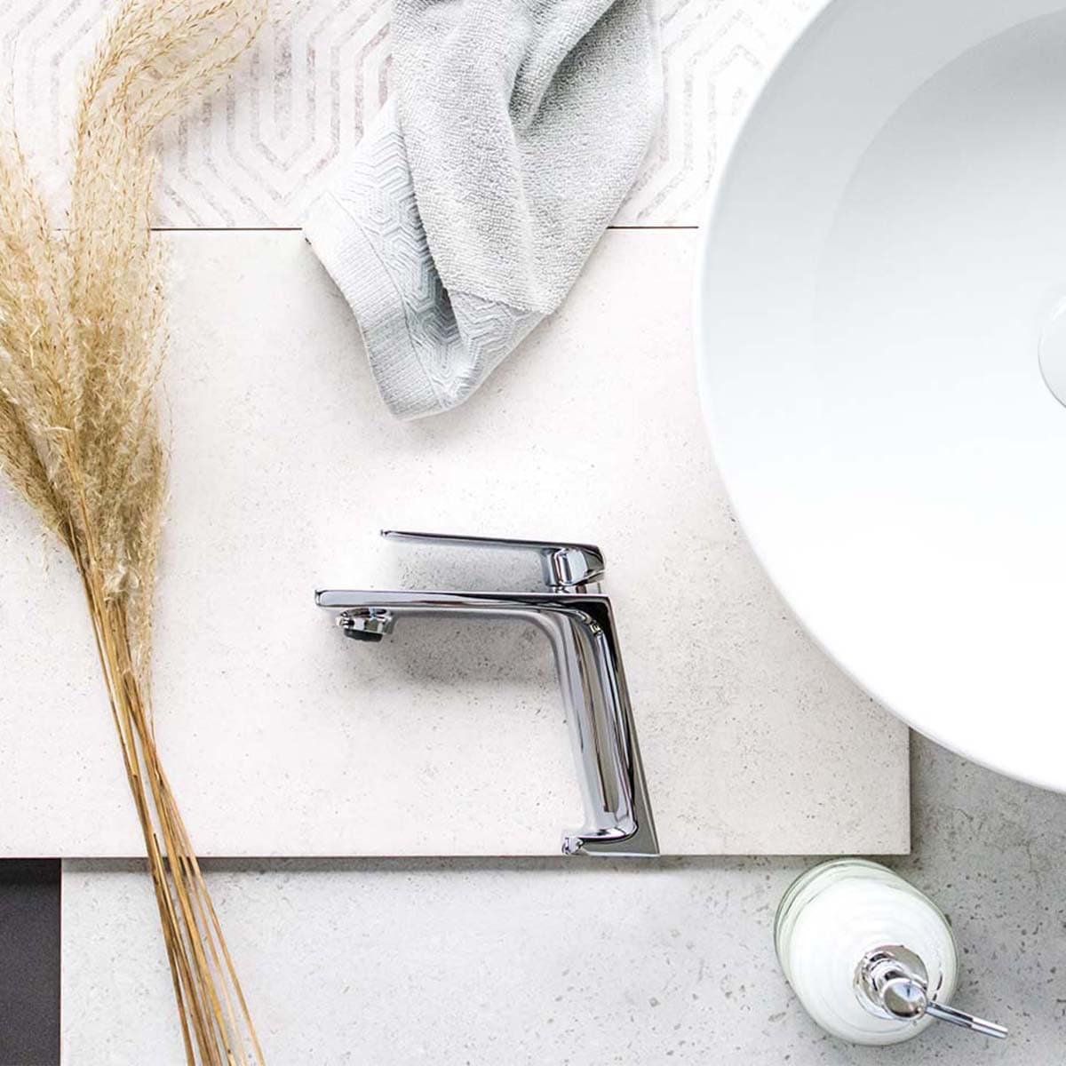 Bateria umywalkowa TRINO CMB7111CH chrom