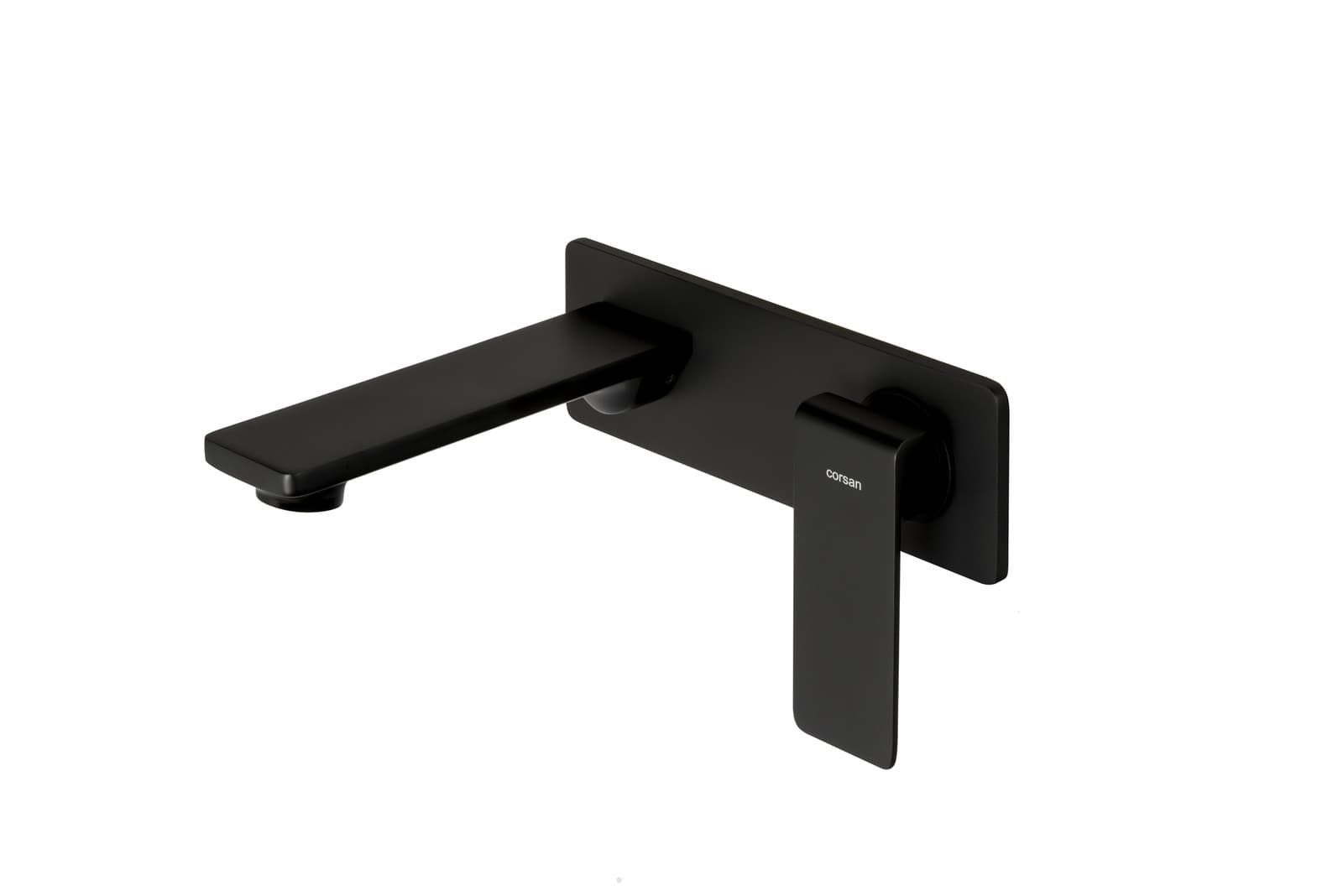 Bateria umywalkowa podtynkowa TRINO CMB7115BL czarna