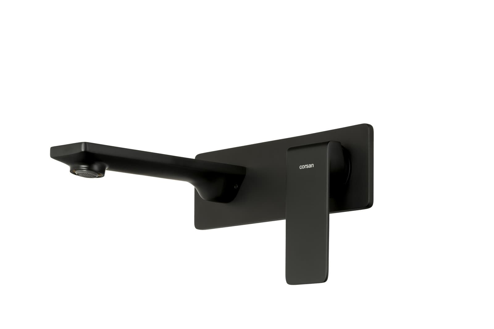 Bateria umywalkowa podtynkowa TRINO CMB7115BL czarna