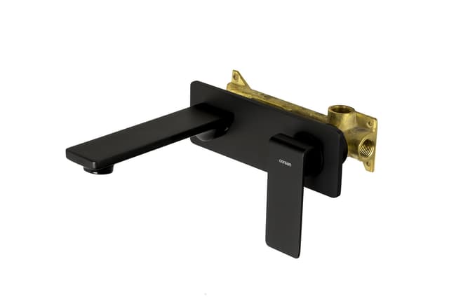 Bateria umywalkowa podtynkowa TRINO CMB7115BL czarna