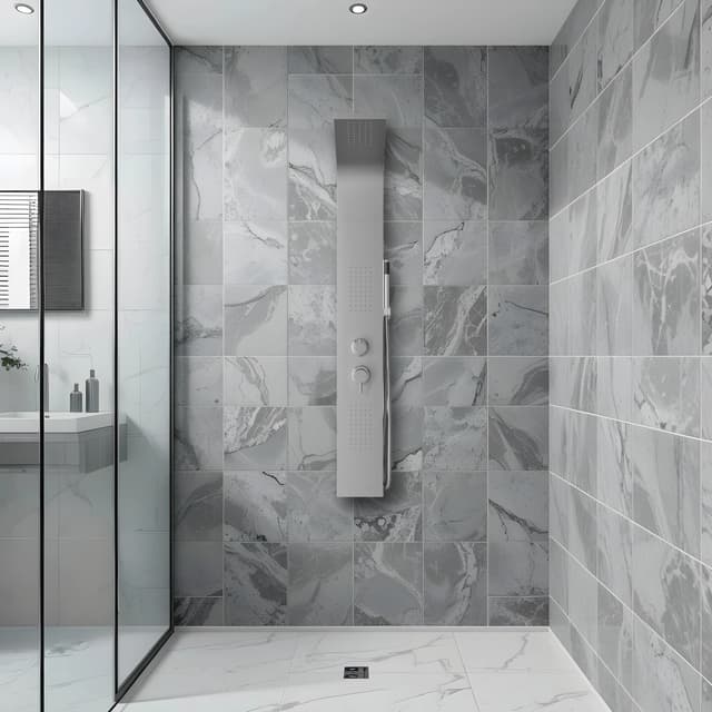 Panel prysznicowy Corsan ALTO Mieszacz Srebrny