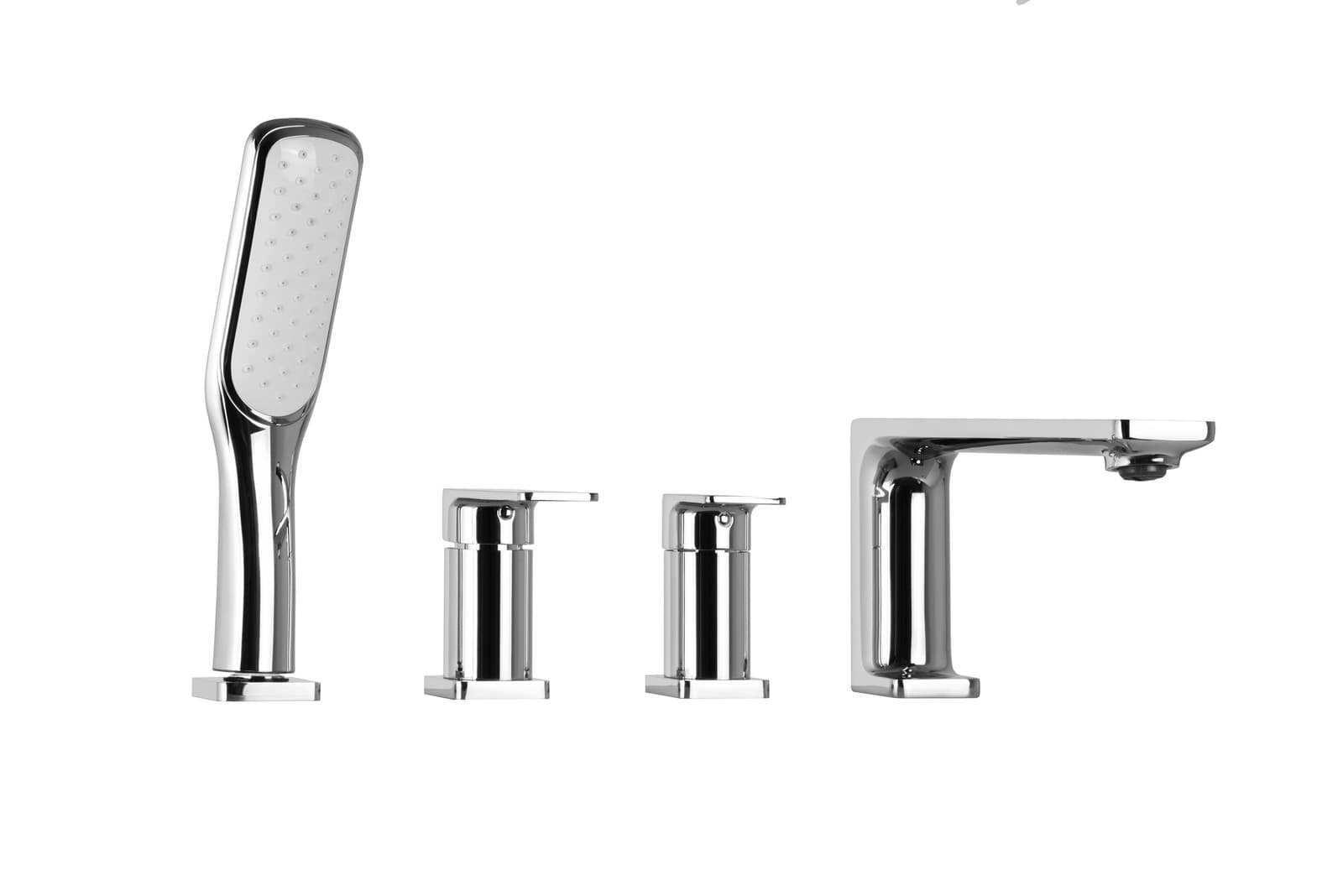 Bateria wannowa otworowa TRINO CMB7142CH chromowana