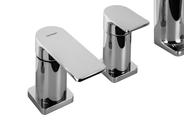 Bateria wannowa otworowa TRINO CMB7142CH chromowana