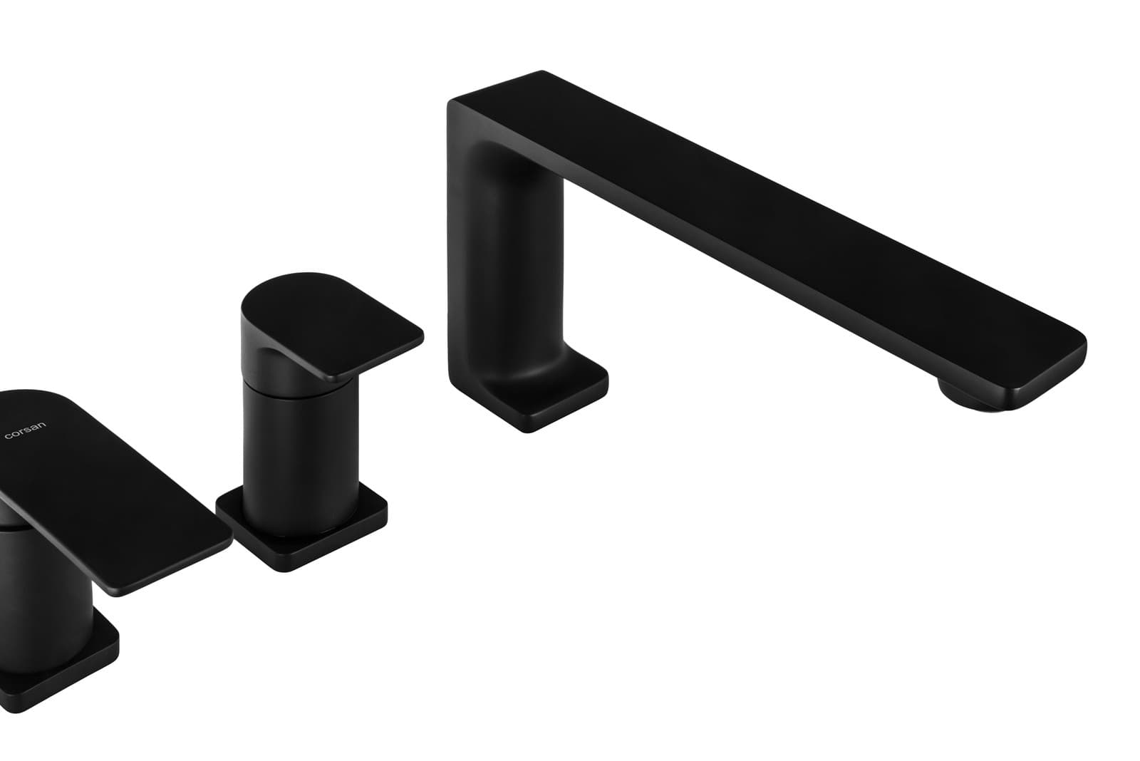 Bateria wannowa otworowa TRINO CMB7142BL czarna