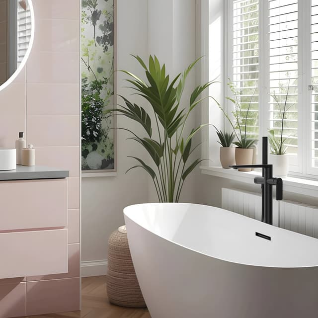 Bateria wannowa wolnostojąca TRINO CMB7159BL czarna