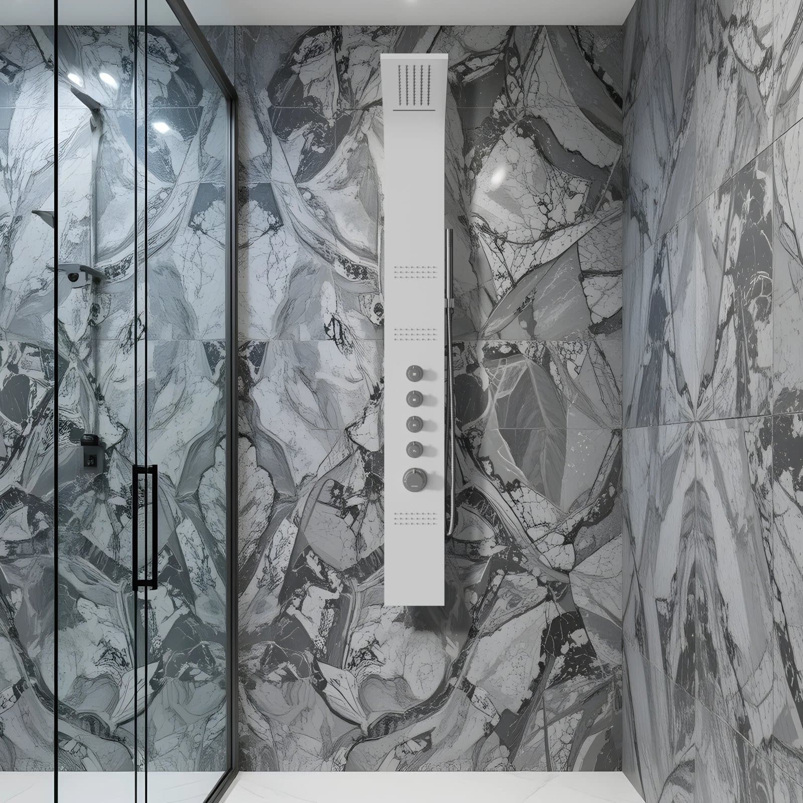 Panel prysznicowy Corsan KASKADA Mieszacz Biały