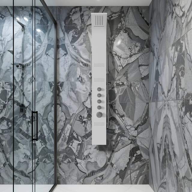 Panel prysznicowy Corsan KASKADA Mieszacz Biały